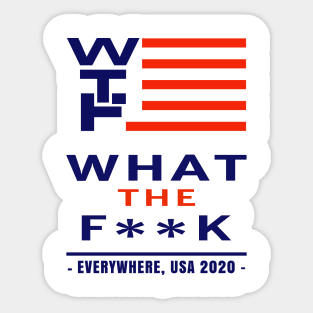 WTF 2020 USA Sticker